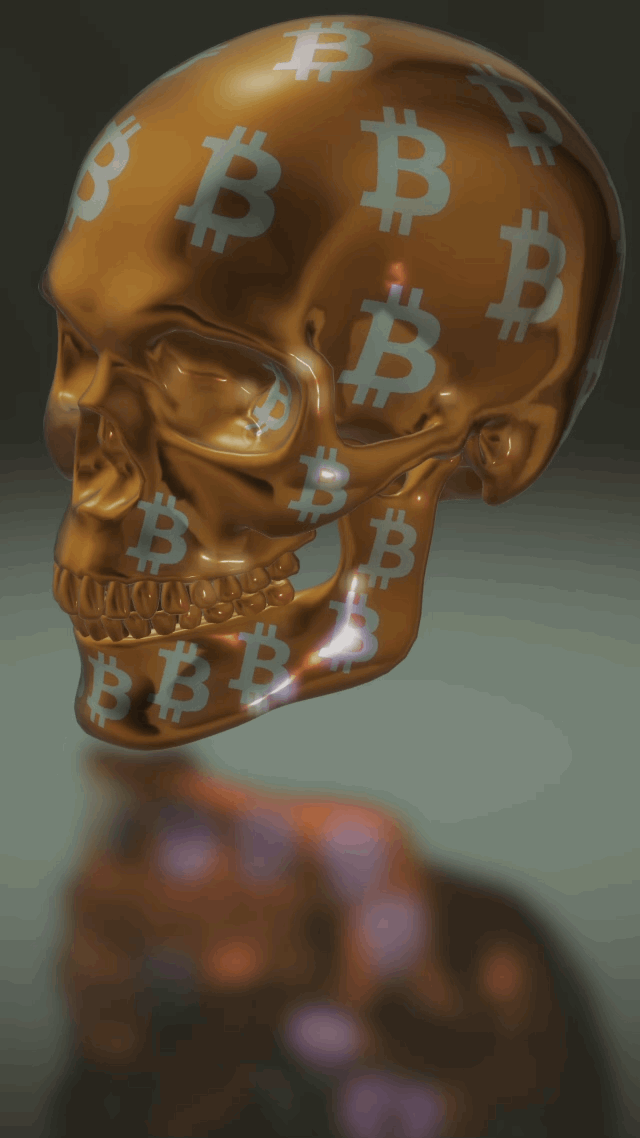 Bitcoin Skull Launch Edition #100Creator