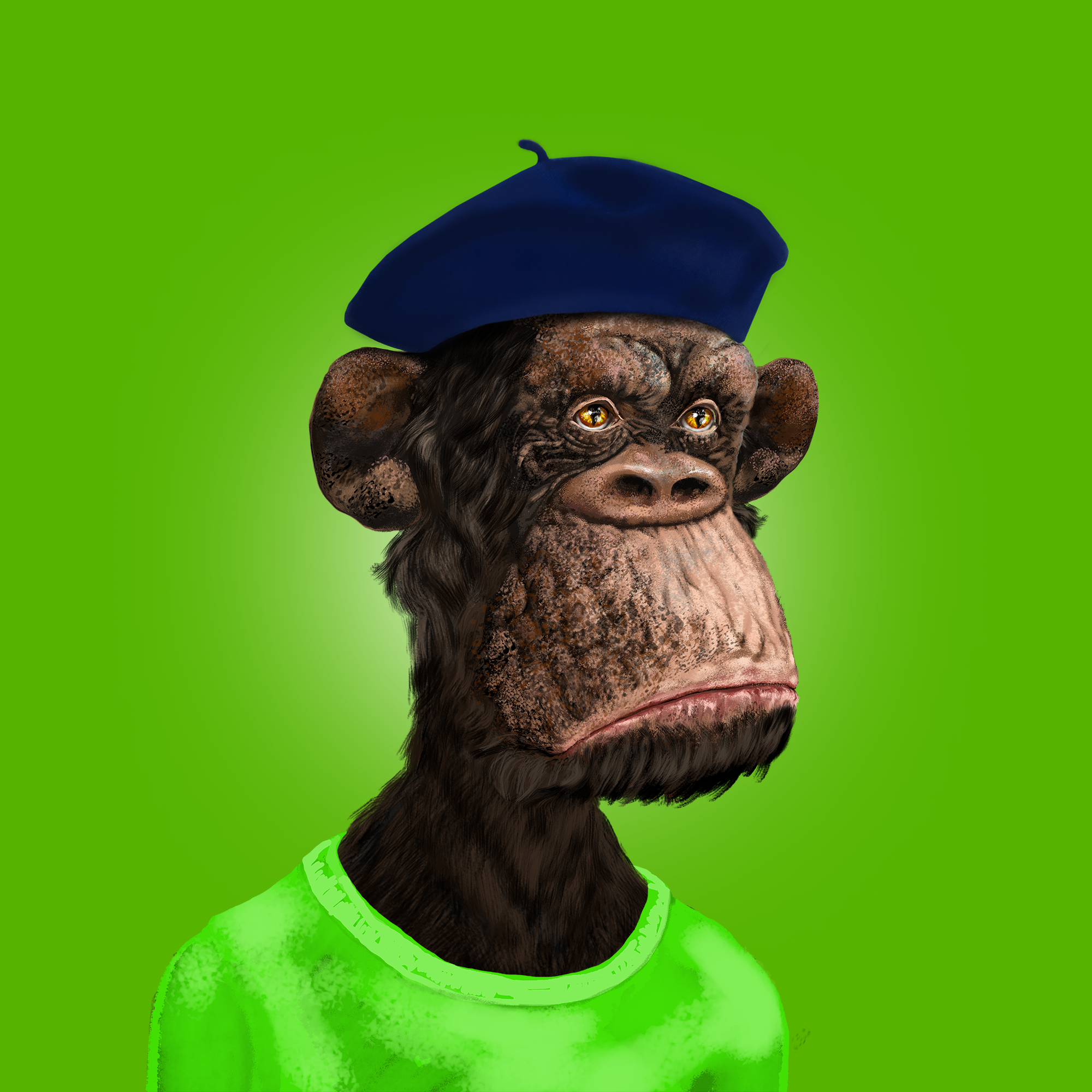 Exclusive Ape #8697 by Studio Edgulov | Binance NFT